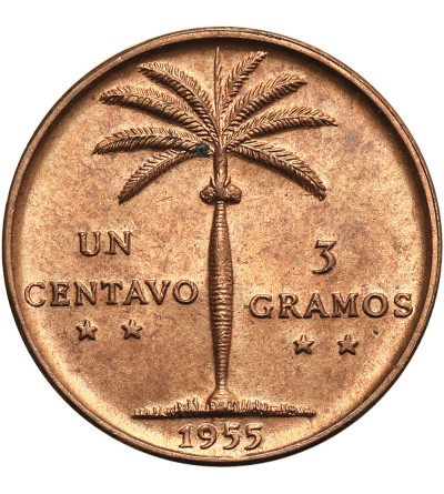 Dominican Republic. 1 Centavo 1955