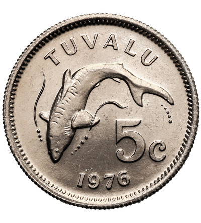 Tuvalu. 5 Cents 1976