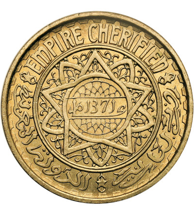 Maroko. Mohammed V, AH 1346-1381 / 1927-1962 AD. 50 franków, AH 1371 / 1951 AD (a) Paryż