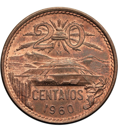 Mexico. 20 Centavos 1960