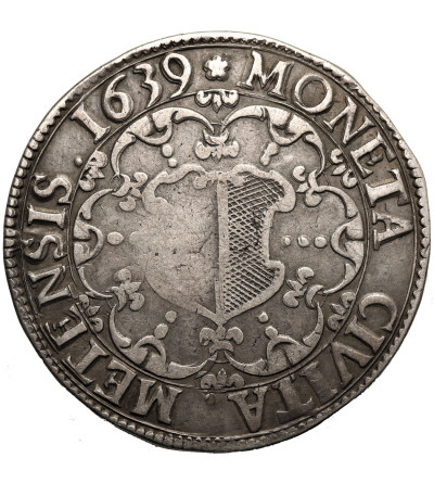 Metz, emieja miajska. Talar ( Reichstaler/ Thaler au Saint Étienne) 1639, mennica Metz