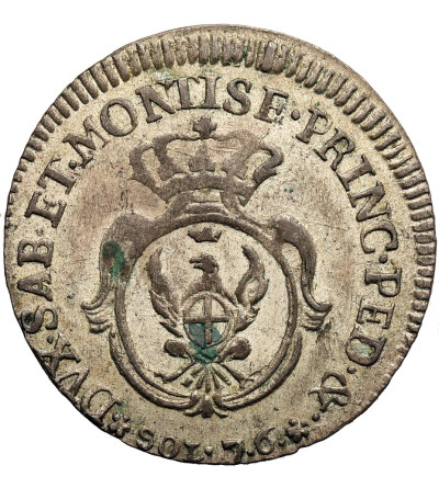 Italy Savoia, Sardinia. Vittorio Amedo III, 1773-1796. 7,6 Soldi 1784, Torino Mint