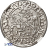 Poland / Lithuania, Zygmunt II August 1545-1572. Lithuanien Polgrosz, (1/2 Grosza) 1552, Vilnius - NGC MS 63