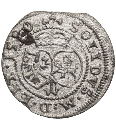 Polska. Zygmunt III Waza, 1587-1632. Szeląg litewski 1590, mennica Wilno - RRR!