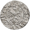 Polska. Kazimierz Jagiellończyk 1446-1492. Szeląg bez daty, mennica Gdańsk - błąd NONET zamias MONET