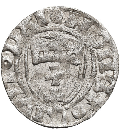 Polska. Kazimierz Jagiellończyk 1446-1492. Szeląg bez daty, mennica Gdańsk - błąd NONET zamias MONET