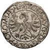 Poland / Lithuania. Zygmunt II August, 1545-1572. Lithuanian Polgrosz (1/2 Groschen) 1566, Tykocin Mint, Large coat of arms of Jastrzębiec, legend L / LITV