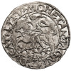 Polska / Litwa. Zygmunt II August 1545-1572. Półgrosz litewski 1566, Tykocin - duży herb Jastrzębiec, legenda L / LITV