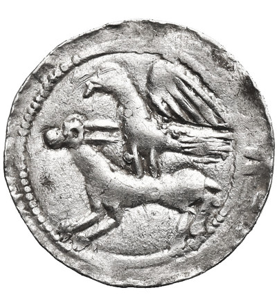 Polska. Władysław II Wygnaniec, 1138-1146. Denar bez daty, Kraków, orzeł i zając (mały orzeł)