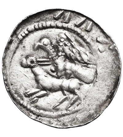 Poland. Wladyslaw II Wygnaniec (Wladislaw II The Exile), 1138-1146 AD. Denar ND, Krakow mint - eagle and hare