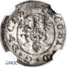 Kurlandia, Jakub Kettler 1642-1680. Szeląg bez daty, mennica Mitawa - NGC MS 62