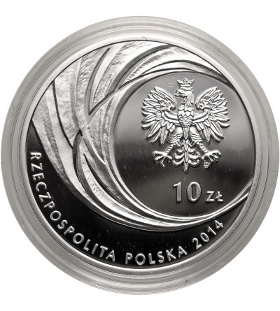 Polska. 10 złotych 2014, Kanonizacja Jana Pawła II 27 IV 2014 - Proof