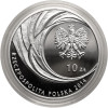 Poland. 10 Zlotys 2014, Canonization of John Paul II 27 IV 2014 - Proof