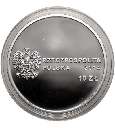 Poland. 10 Zlotys 2014, Centenary of the birth of Jan Karski - Proof