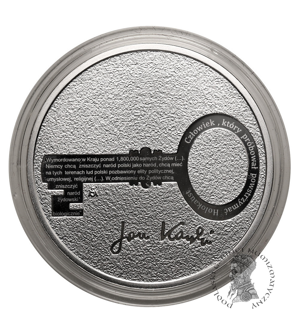 Polska. 10 złotych 2014, Jan Karski - stulecie urodzin - Proof