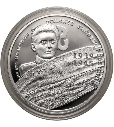 Polska. 10 złotych 2009, 70. Rocznica Utworzenia Polskiego Państwa Podziemnego - Proof