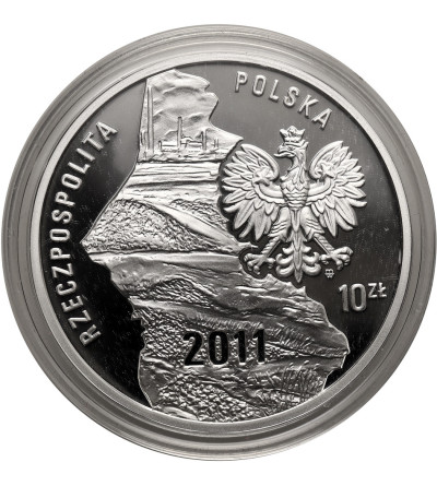 Poland. 10 Zlotys 2011, Silesian Uprisings - Proof