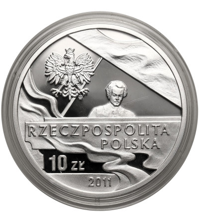 Poland. 10 Zlotys 2011, Ignacy Jan Paderewski - Proof