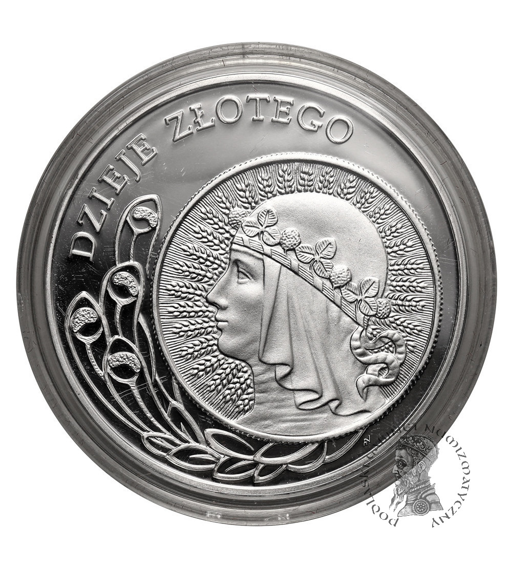 Poland. 10 Zlotys 2006, History of Zloty, Woman’s Head - Proof