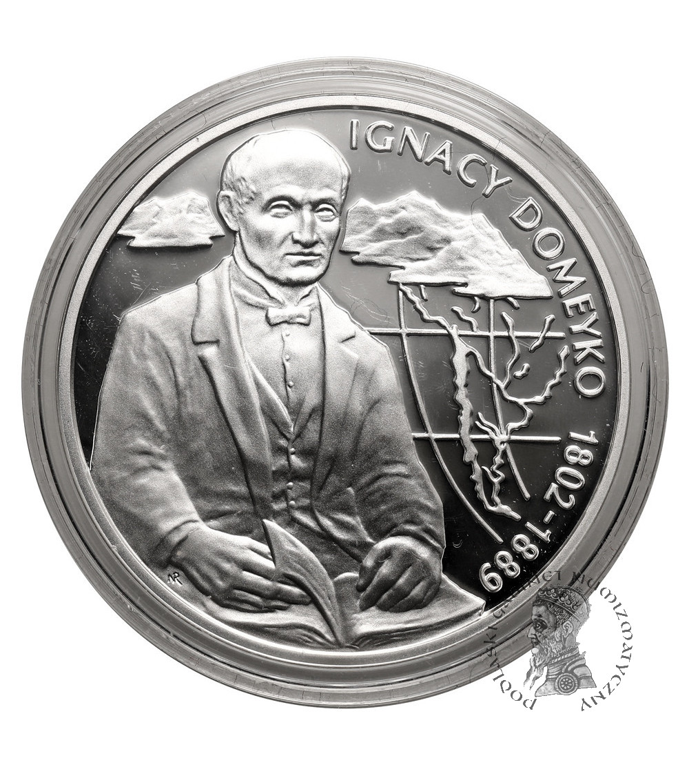 Polska. 10 złotych 2007, Ignacy Domeyko - Proof