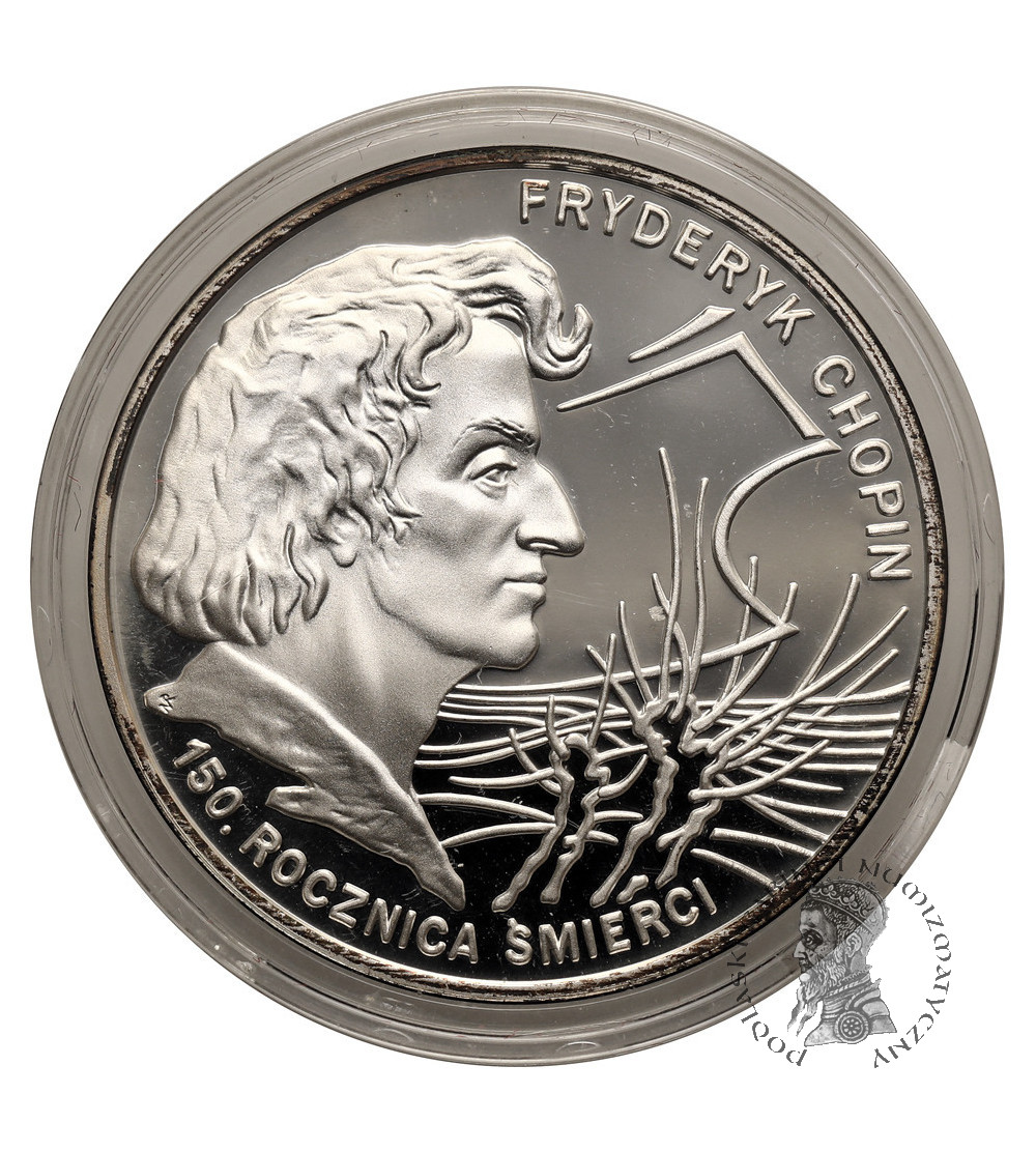 Poland. 10 Zlotys 1999, 150th Anniversary of Chopin`s Death - Proof