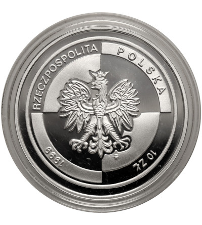 Poland. 10 Zlotys 1999, Poland`s accession to NATO - Proof