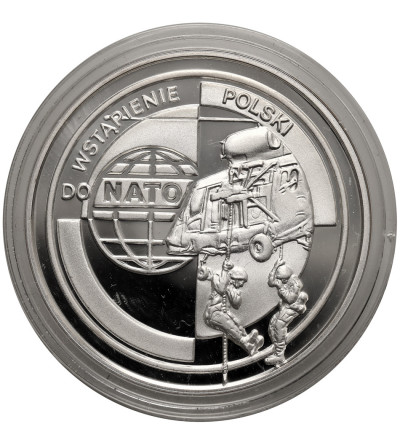 Poland. 10 Zlotys 1999, Poland`s accession to NATO - Proof