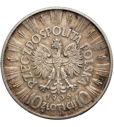 Polska. 10 złotych 1935, Józef Piłsudski, Warszawa