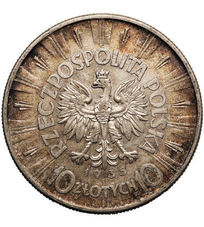 Polska. 10 złotych 1935, Józef Piłsudski, Warszawa
