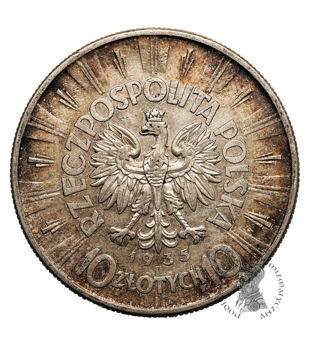 Poland. 10 Zlotys 1935, Józef Piłsudski, Warsaw Mint