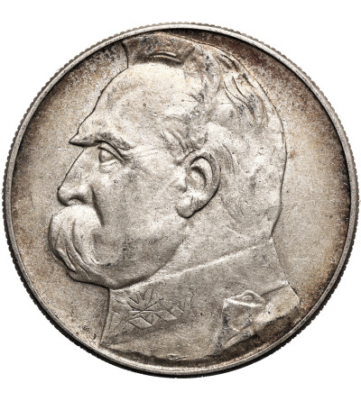 Polska. 10 złotych 1937, Józef Piłsudski, Warszawa