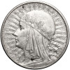 Polska. 10 złotych 1932, Londyn - bez znaku mennicy, głowa kobiety
