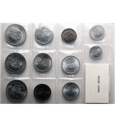 Poland, PRL (1952-1989). Set of coins issued in 1976, 11 pcs.