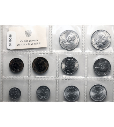 Poland, PRL (1952–1989). Set of coins issued in 1975, 10 pcs.