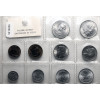 Polska, PRL (1952–1989). Zestaw monet emitowanych w 1975 r., 10 sztuk