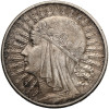Poland. 10 Zlotys 1932, London - without mint mark, woman`s head