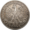 Polska. 10 złotych 1932, Londyn - bez znaku mennicy, głowa kobiety
