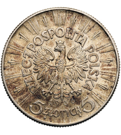 Polska. 5 złotych 1936, Warszawa - Józef Piłsudski