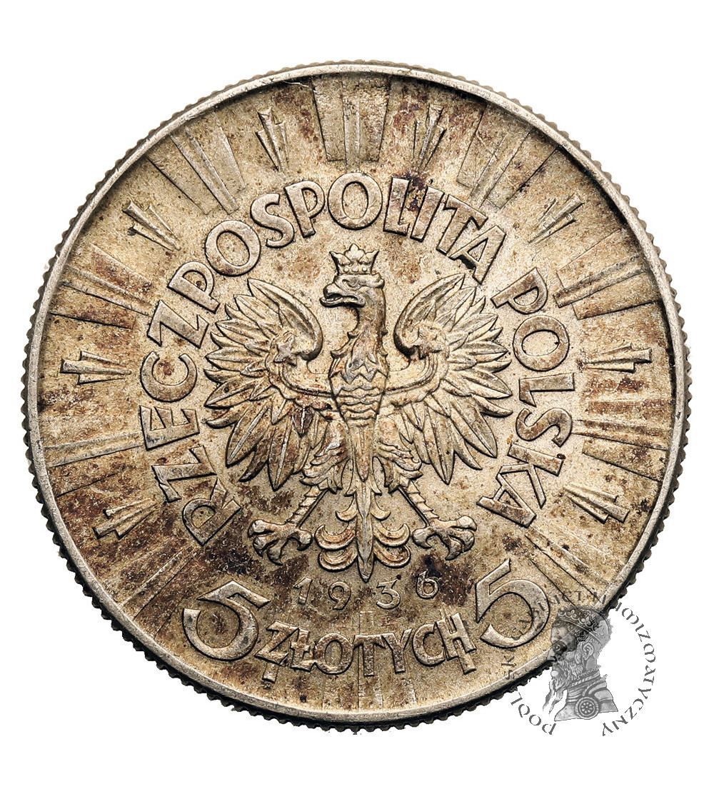 Poland. 5 Zlotys 1936, Warsaw Mint - Józef Piłsudski