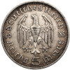 Niemcy, III Rzesza (1933-1945). 5 marek (Reichsmark) 1935 D, Monachium, Paul von Hindenburg