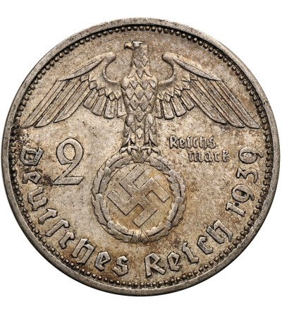 Niemcy, III Rzesza (1933-1945). 2 marki (Reichsmark) 1939 A, Berlin, Paul von Hindenburg