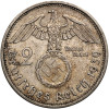 Germany, Third Reich (1933–1945). 2 Mark (Reichsmark) 1939 A, Berlin, Paul von Hindenburg