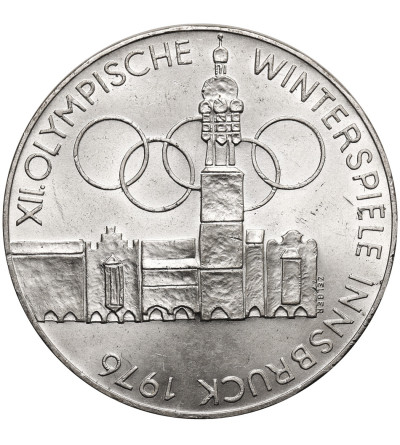 Austria. 100 szylingów 1975, XII Zimowe Igrzyska Olimpijskie 1976 Innsbruck