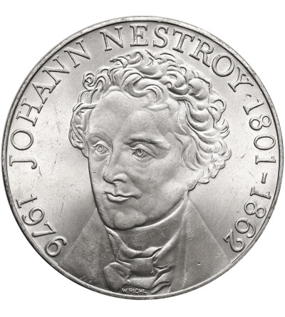 Austria. 100 szylingów 1976, 175. rocznica urodzin Johanna Nestroya