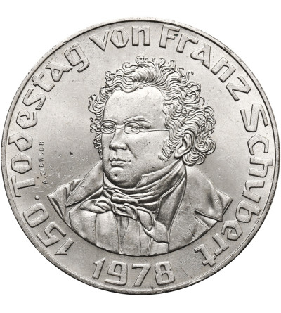 Austria. 50 Schilling 1978, 150th Anniversary of the Death of Franz Schubert