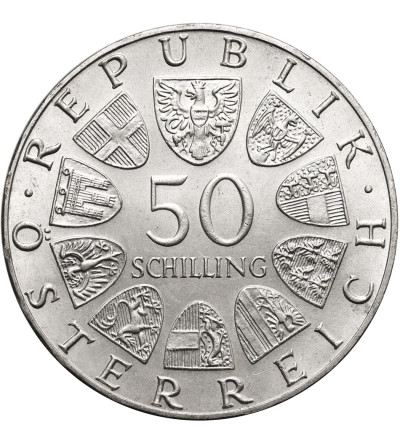 Austria. 50 Schilling 1978, 150th Anniversary of the Death of Franz Schubert