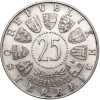 Austria. 25 szylingów 1956, 200. Rocznica Urodzin Wolfganga Amadeusza Mozarta