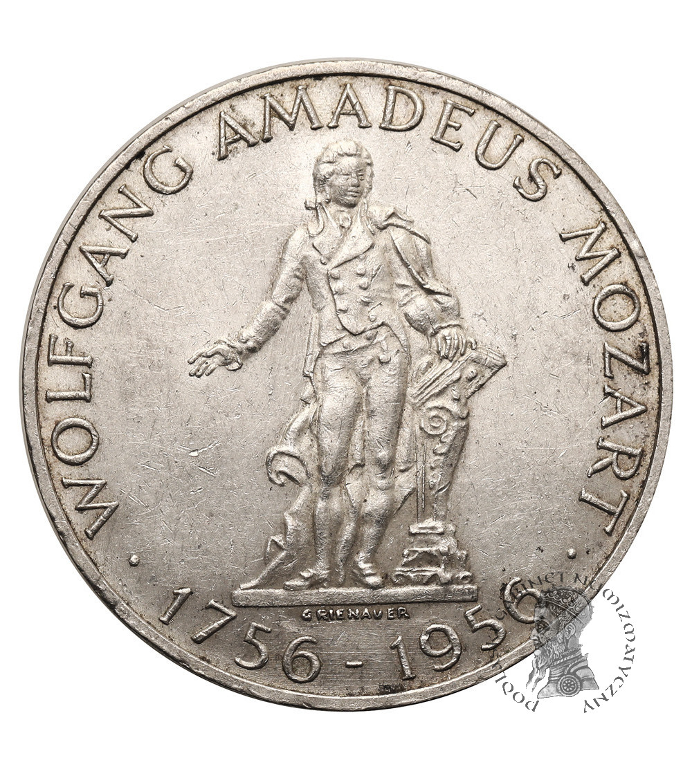 Austria. 25 szylingów 1956, 200. Rocznica Urodzin Wolfganga Amadeusza Mozarta