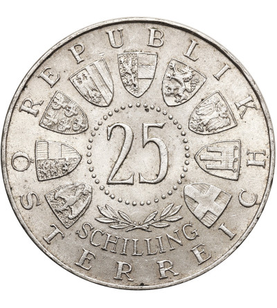 Austria. 25 szylingów 1958, 100. rocznica urodzin Auera von Welsbacha, chemika