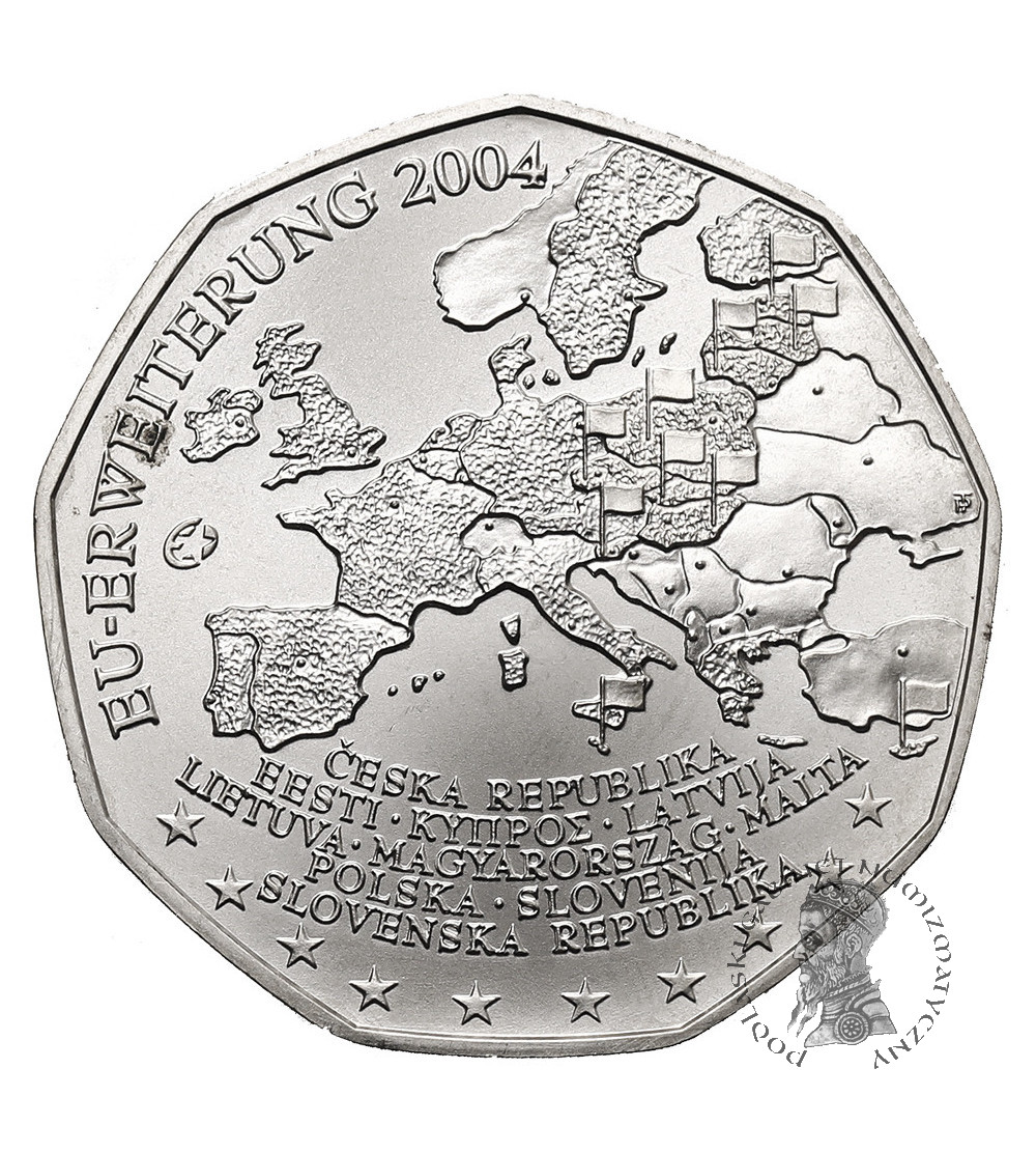 Austria. 5 Euro 2004, Enlargement of the European Union